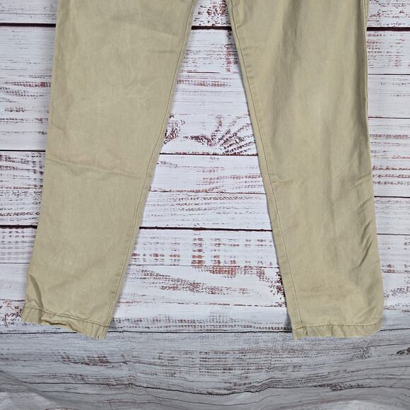 Abercrombie & Fitch Men's Chino Tan Khaki Pants 28 Cotton Neutral Earthy Casual - Picture 4 of 12
